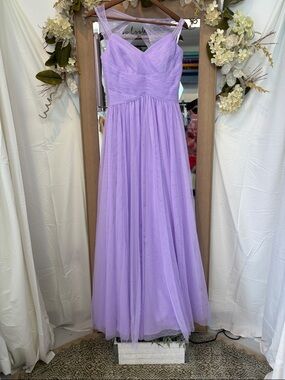 JJs House Lavender Prom Dress with Spaghetti Straps